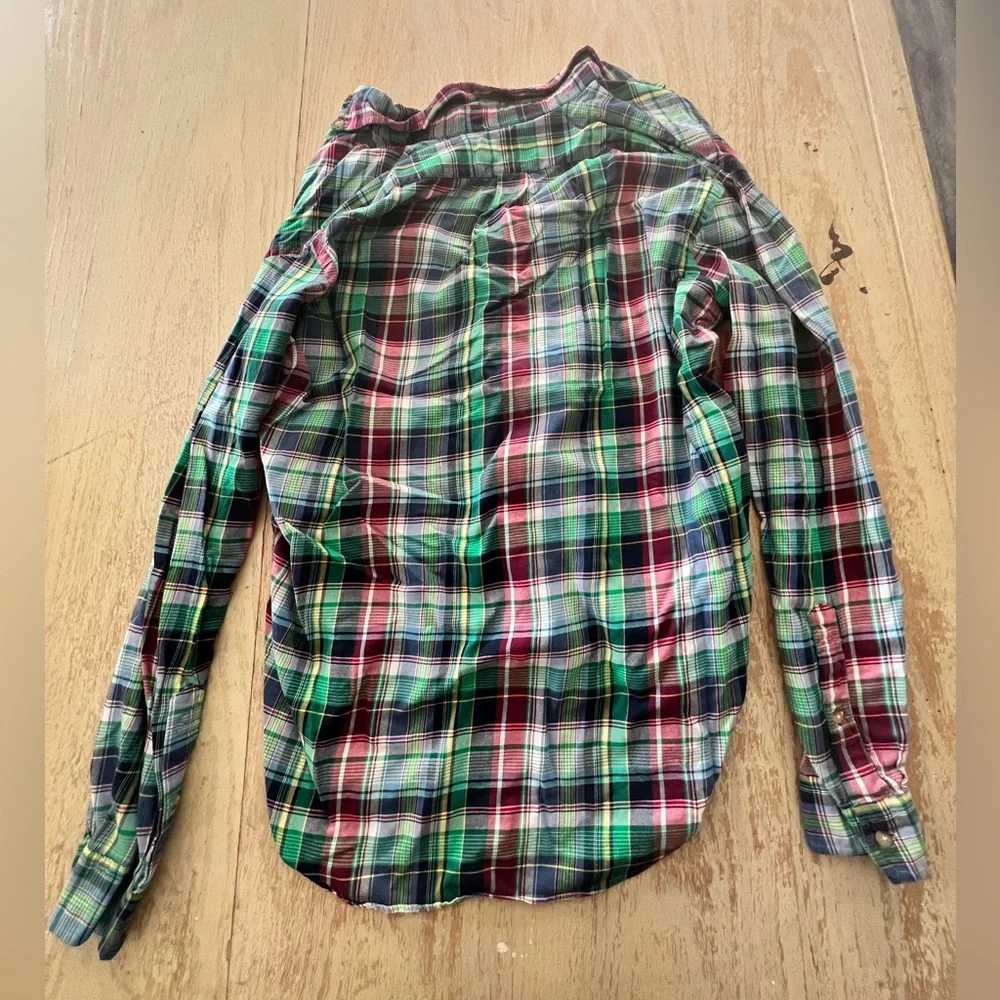 plaid button up - Picture 2 of 3